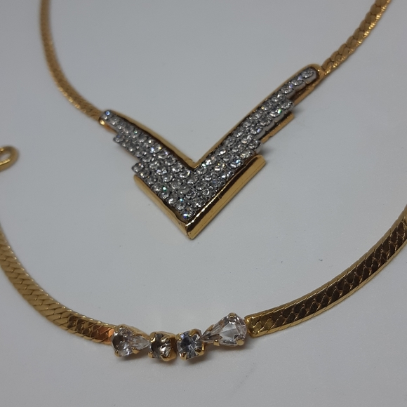 Gold Vermeil Necklace and Bracelet Set so beautiful. - Picture 3 of 9